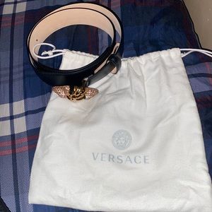Versace Belt Studded Medusa Head
